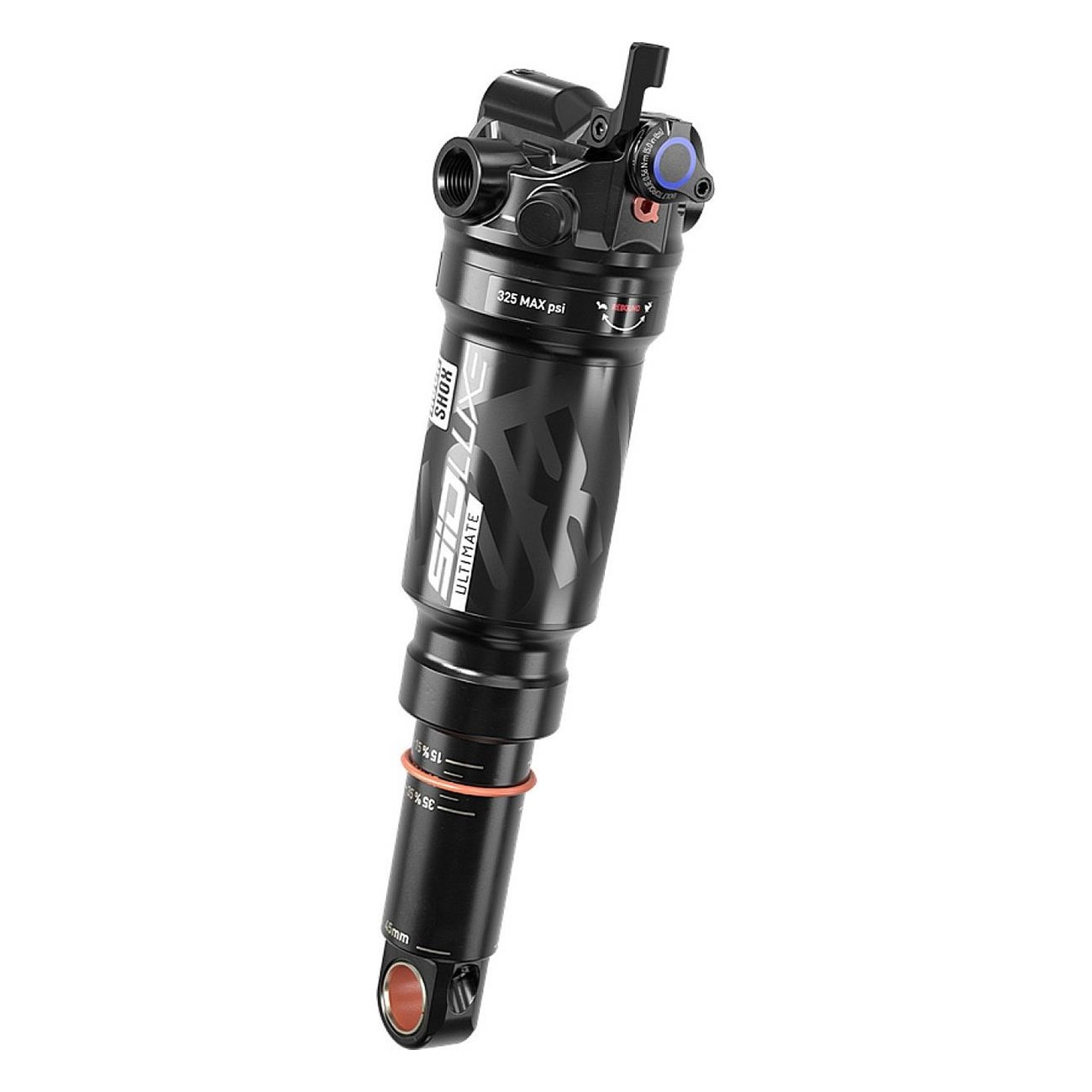 Ammortizzatore Rockshox SIDLuxe Ultimate 2P - Remote Outpull (190x45) Solo Air, Superleggero per XC con Smorzamento a Due Posizi