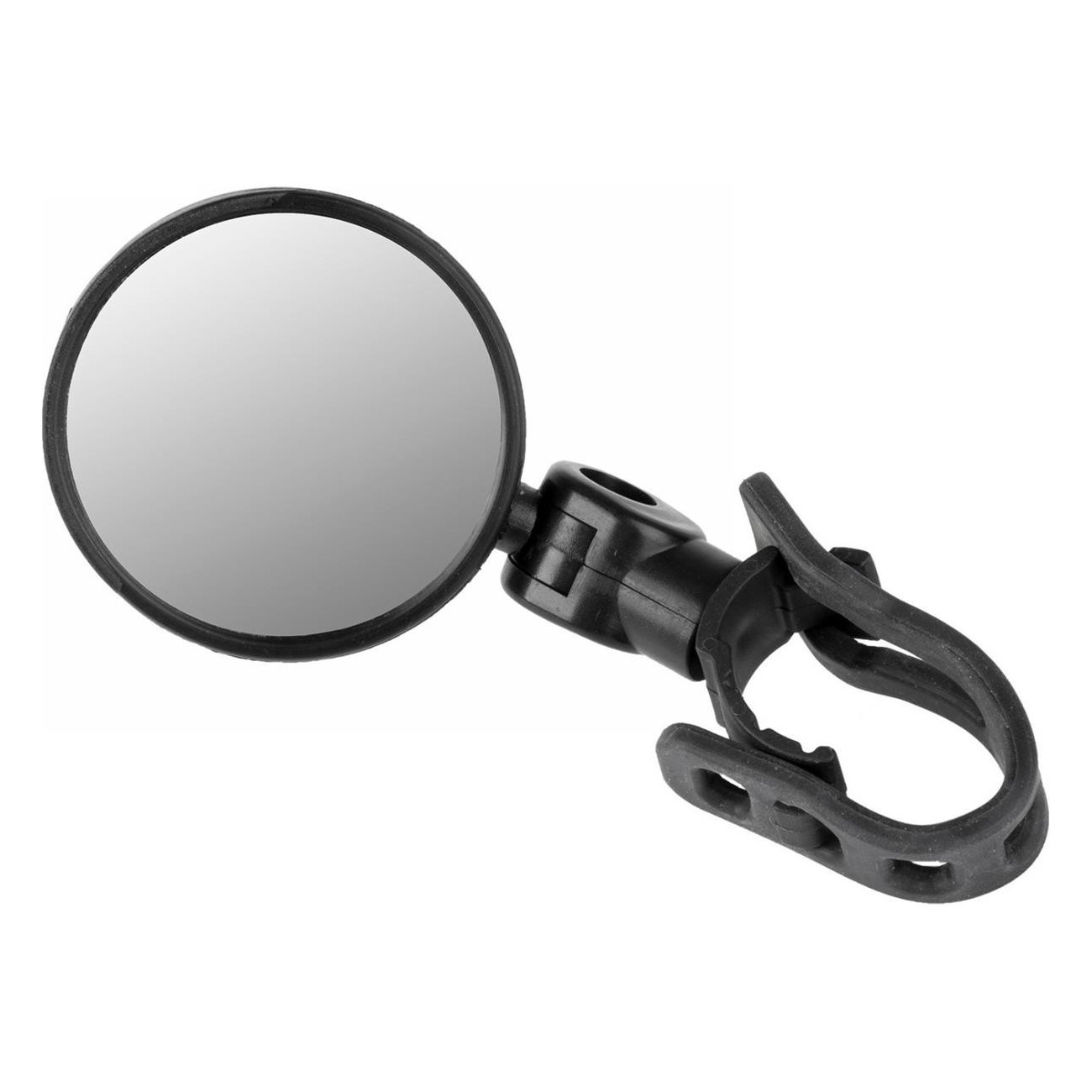 M-WAVE Spy Mini Short 3D Bicycle Mirror, 46mm, Black, Adjustable, Tool-Free - 1