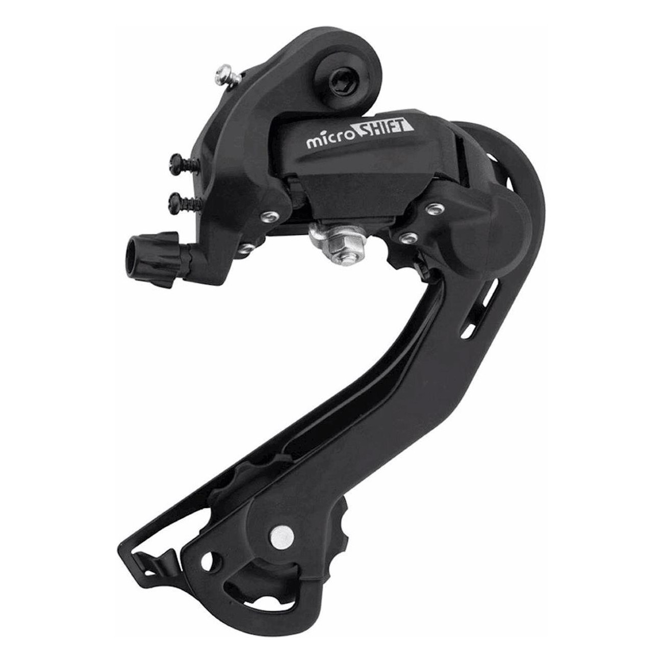 Dérailleur MTB 1/2x6/7V Shimano Cage Courte Acier et Résine, 30 Dents, Noir - 1