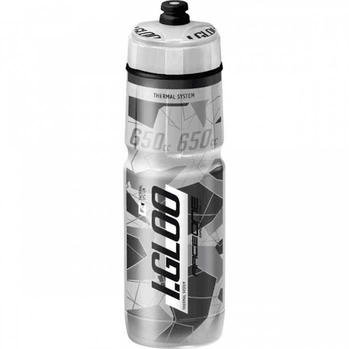 Botella Térmica 650ml IGLOO 2.0 Blanca - RaceOne para Bebidas a Temperatura Ideal - 1