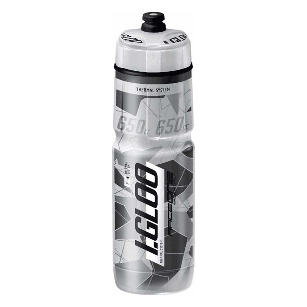 650ml IGLOO 2.0 White Thermal Bottle - RaceOne for Ideal Temperature Drinks - 1