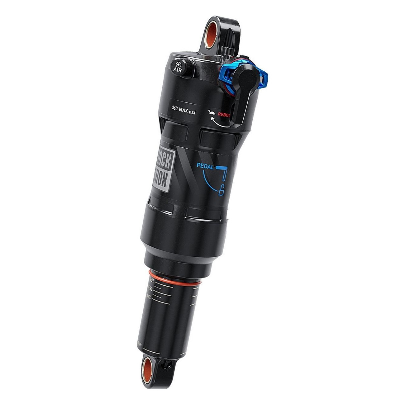 Amortiguador Rockshox Deluxe Ultimate RCT 165x42,5 mm - DebonAir+, LinearReb/Low Comp - 1