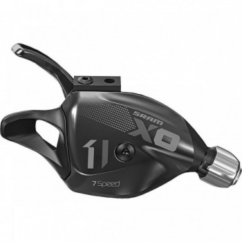 Leva del Cambio X01DH Trigger 7 Velocità Posteriore con Morsetto Discreto Nero per Downhill - 1 - Comandi - 0710845837166