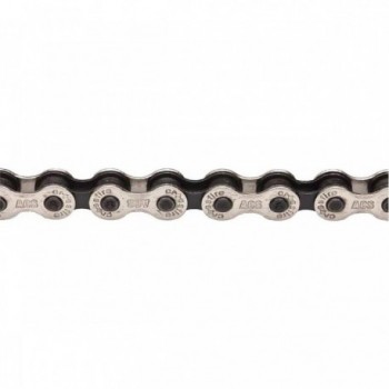 ACS Crossfire Chain 1/2 x 3/32' x 106L Nickel/Black for BMX, Cruiser, Fixie - 1