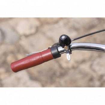 Sonnette de vélo Zefal en laiton noir pour guidon 22-25,4 mm - 2