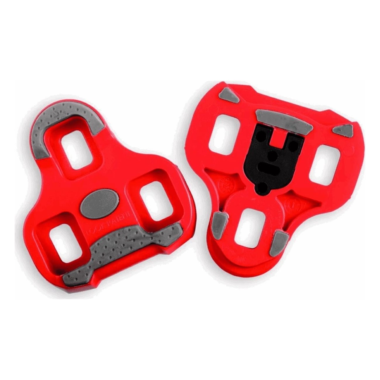 Tacos de Pedales Keo Grip Rojos para Bicicleta de Carretera - Agarre Seguro - 1