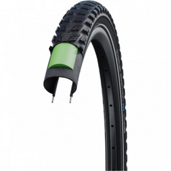 28' Marathon 365 Greenguard Rigid Black Reflex Tire - All-Season Puncture-Proof - 1