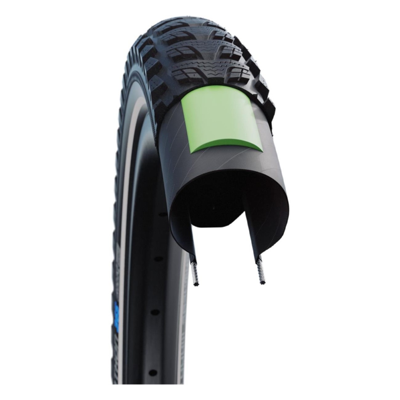 Pneu 28' Marathon 365 Greenguard Rigide Noir Reflex - Antipuncture et Adhérence - 2