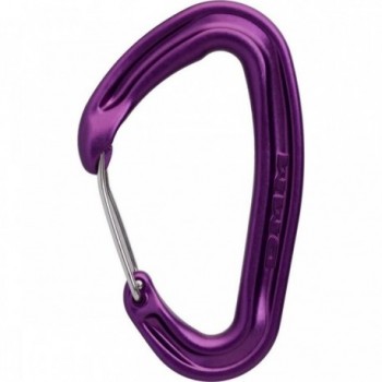 Alpha Wire Purple Carabiner 36g for Traditional Climbing - Ergonomic & Safe - 1