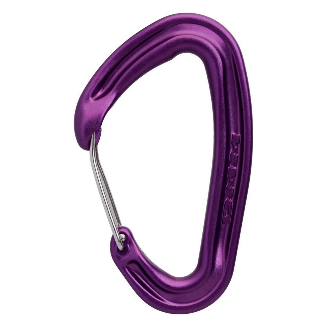 Alpha Wire Purple Carabiner 36g for Traditional Climbing - Ergonomic & Safe - 1