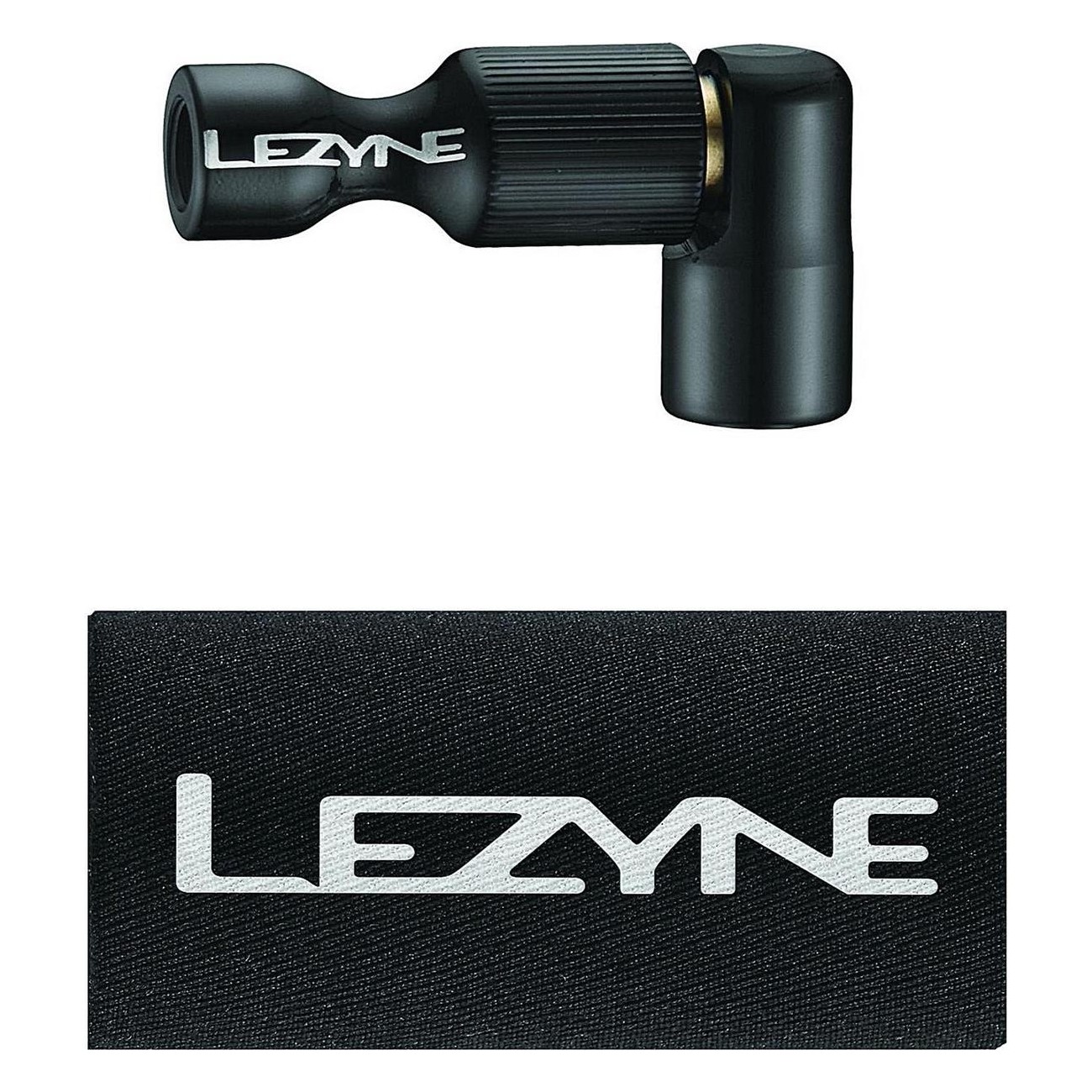 Cabezal de bomba Lezyne CO2 Trigger Drive CNC Negro - Regulador de Aluminio - 1