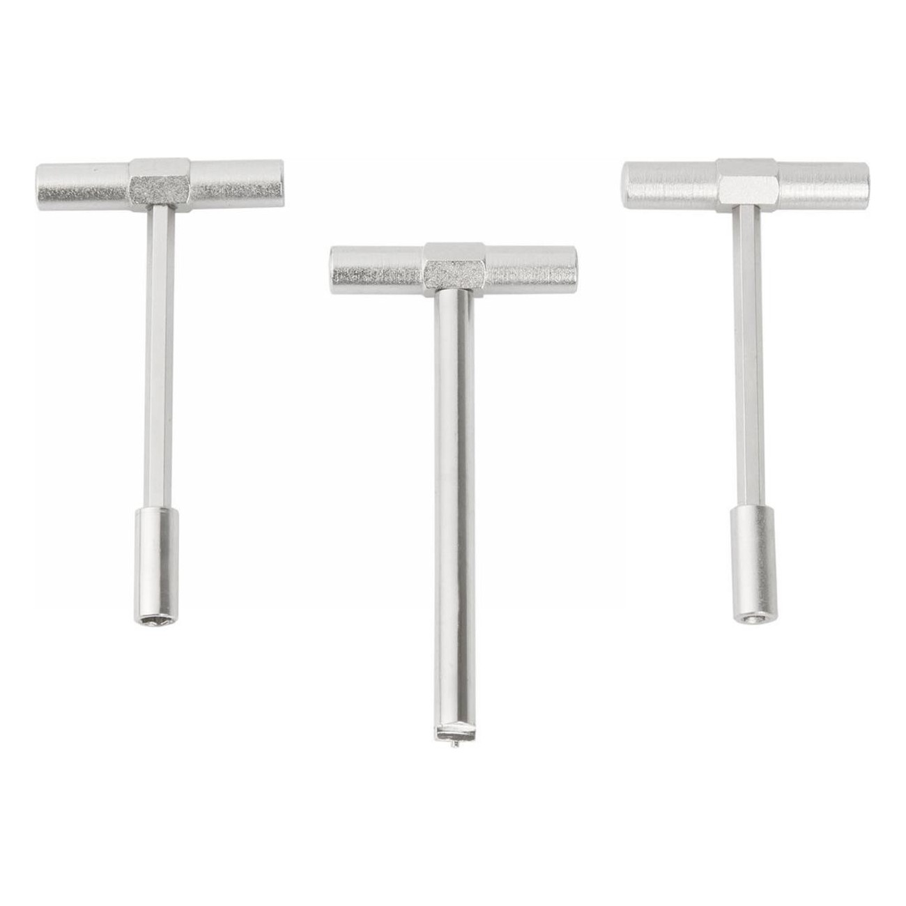 Juego de Llaves para Radios CN-SPOKE Plata 4,8mm y 3,2mm para Bujes y Ruedas - 1