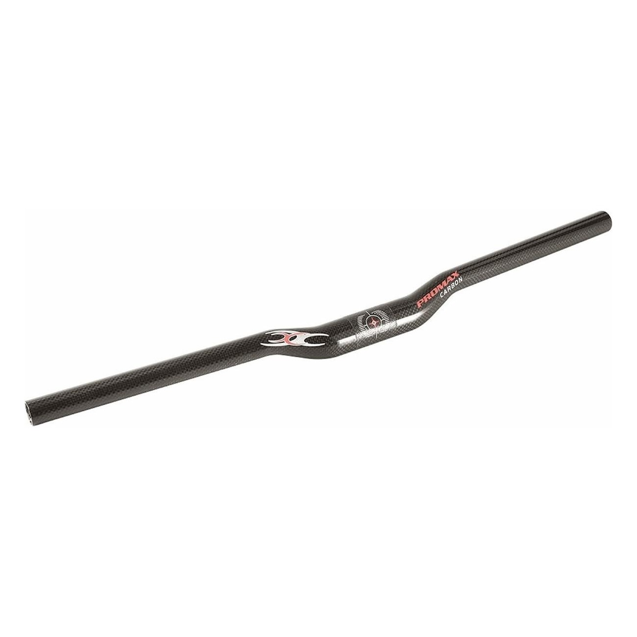 Guidon VTT XC All Mountain en Carbone Noir PROMAX 31.8mm x 600mm - 1