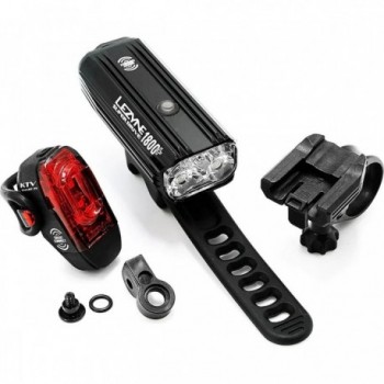 Kit Luci Bicicletta Super Drive 1800+ Smart Loaded con Luce Anteriore e Posteriore KTV Pro Nero - 1 - Luci - 4710582552540