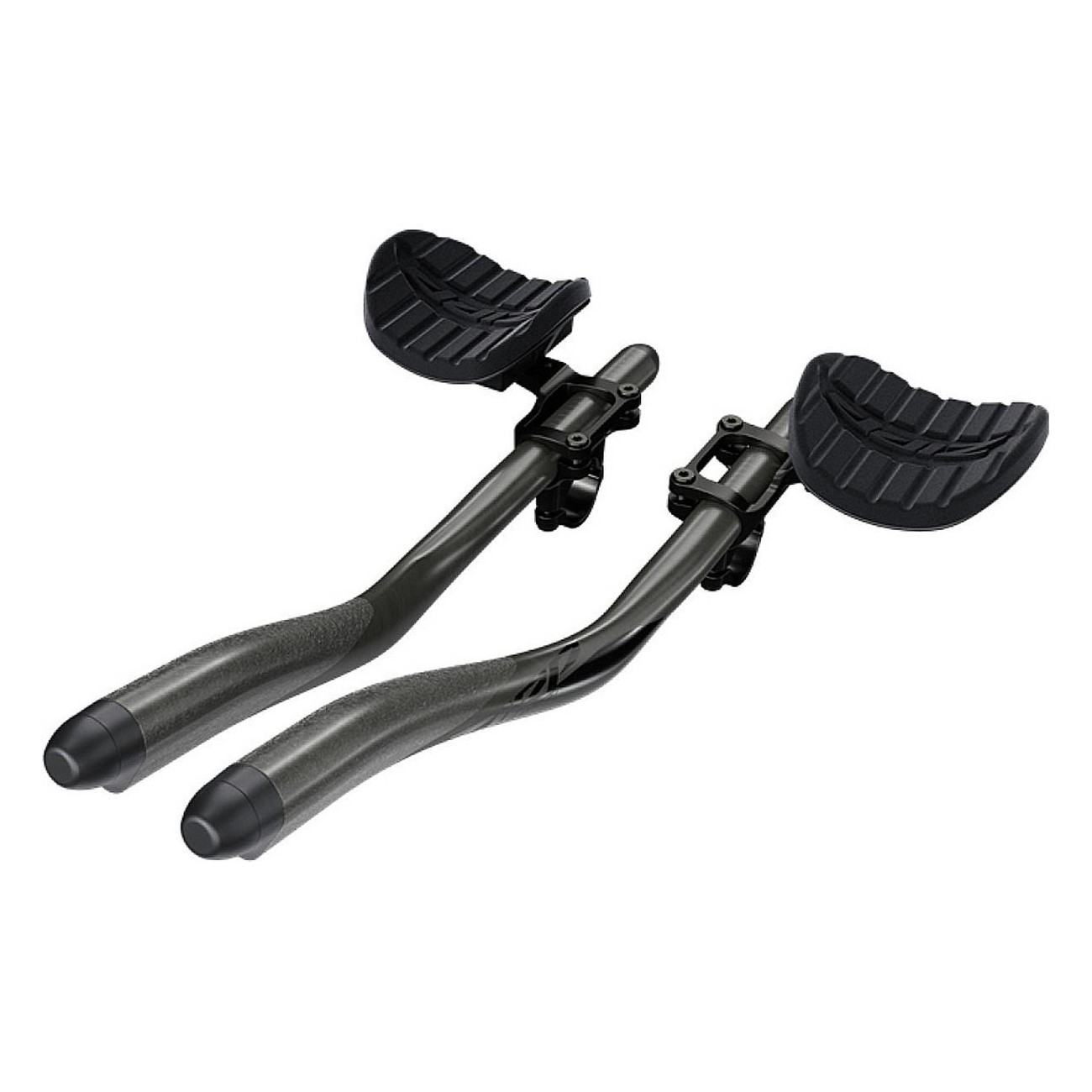 Vuka Triathlon Clip in Alluminio con Prolunghe Vuka Alumina Evo 70 - Bloccaggio Alto 31.8 mm, Prolunghe 22.2 mm - 1 - Prolunghe 