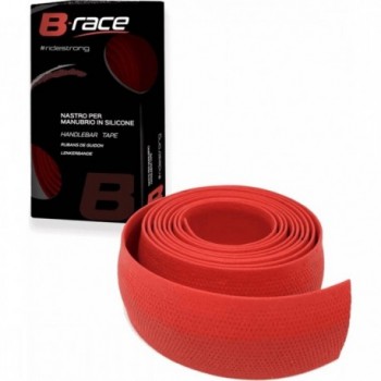 Nastro Manubrio in Silicone Rosso per Adulti - Comfort e Stile B-Race - 1 - Nastri manubrio - 8055320653728