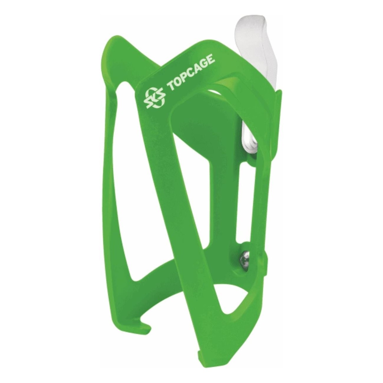 Portabotellas SKS TOPCAGE Verde de Plástico Resistente y Ligero para Bicicleta - 1