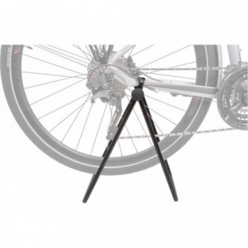 Folding Display Stand for Bicycles 12-29', Black Steel, Axle Mounting - 3