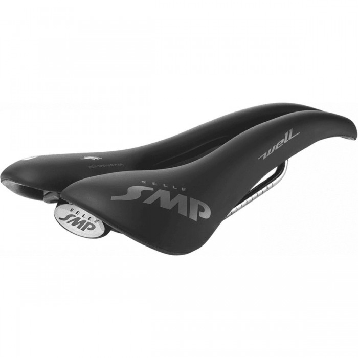 Well Black Saddle 2020 for MTB and Road - Size 280x144 mm, Weight 295g - 1