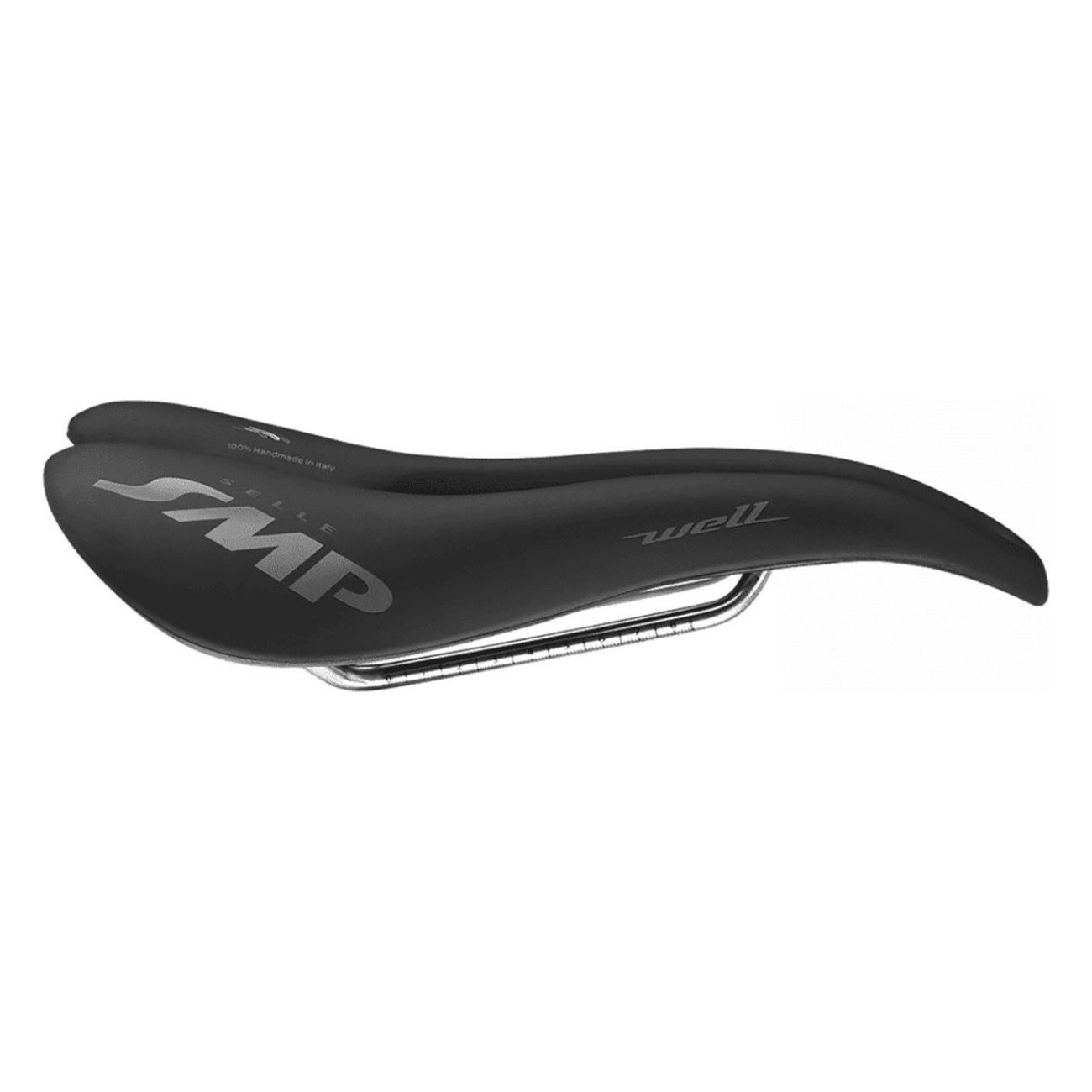 Sella Well Nero 2020 per MTB e Strada - Dimensioni 280x144 mm, Peso 295g, Rivestimento SVT Velvet Touch - 2 - Selle - 8032568527