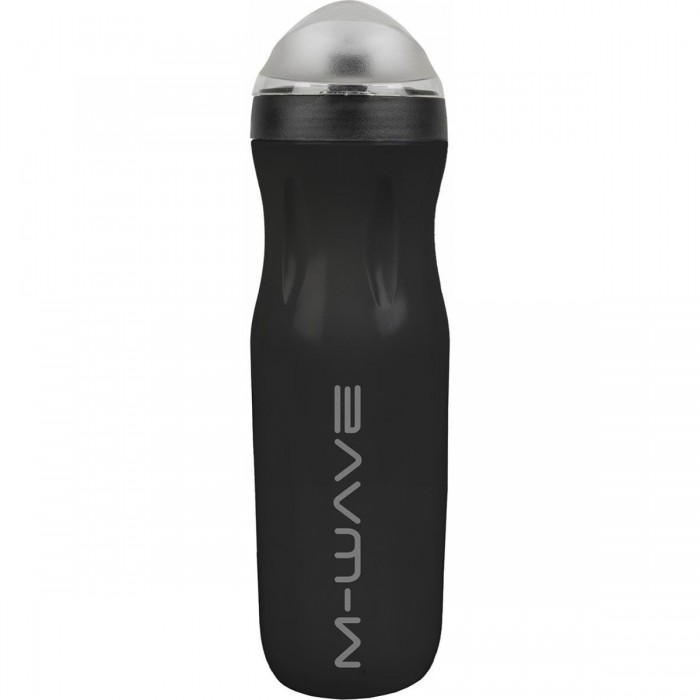 M-Wave 500 ml Black Plastic Thermal Bottle - 1