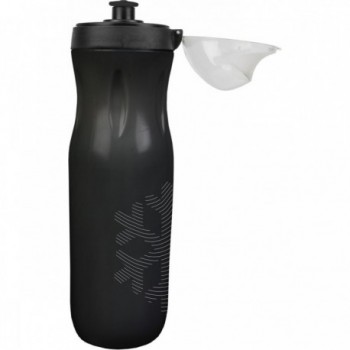 M-Wave 500 ml Black Plastic Thermal Bottle - 2