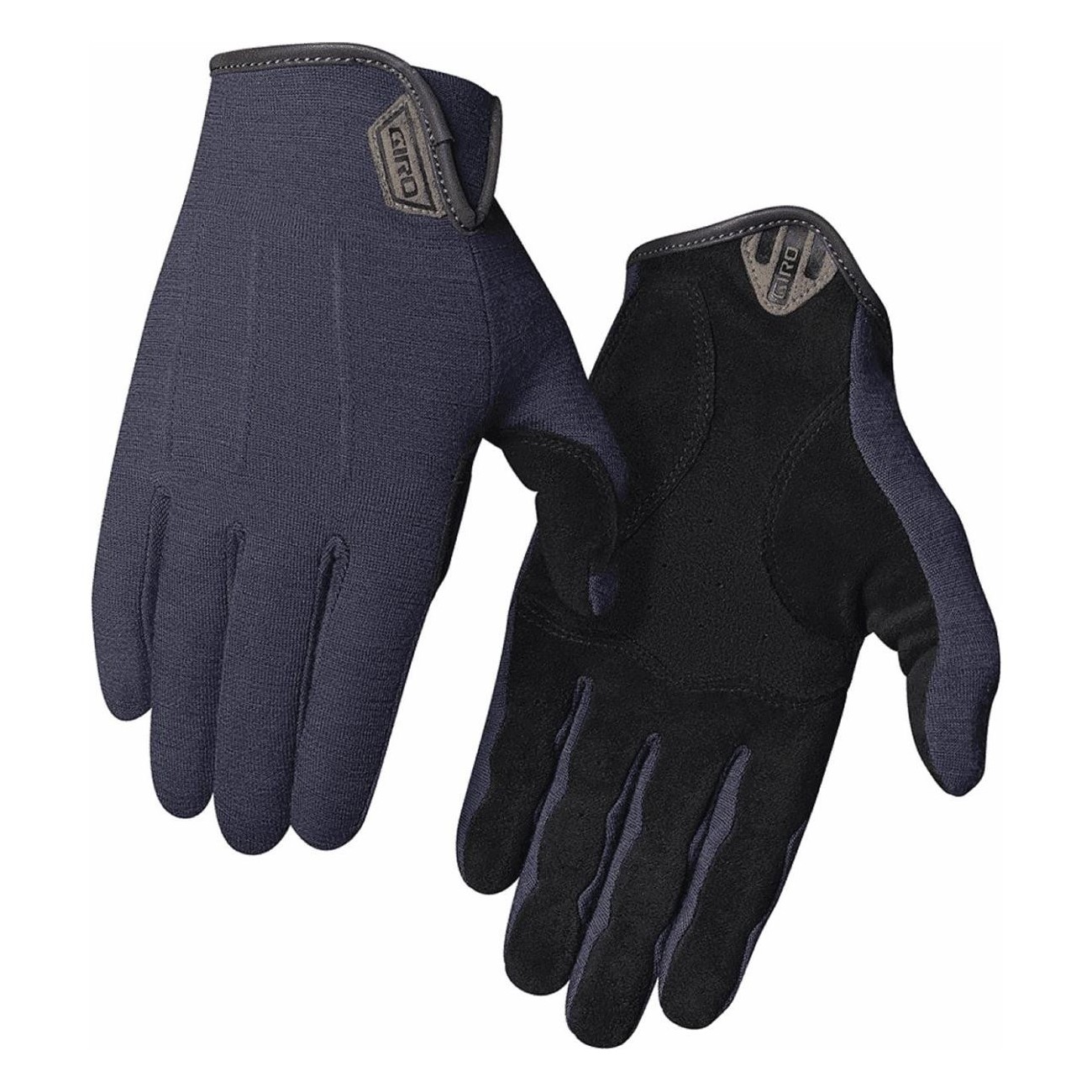 Gants Longs en Laine Mérinos GIRO DWOOL Bleu Nuit - Taille L, Design Classique et Technologie Tactile - 1