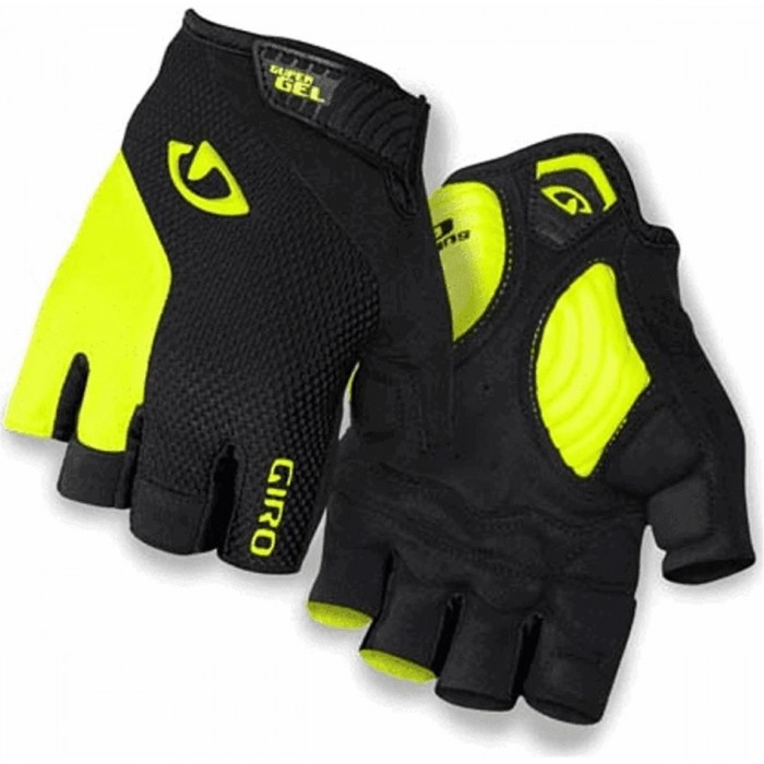 Gants Courts Été Routes Dures SG Noir/Jaune Fluo XL Confort Supérieur - 1