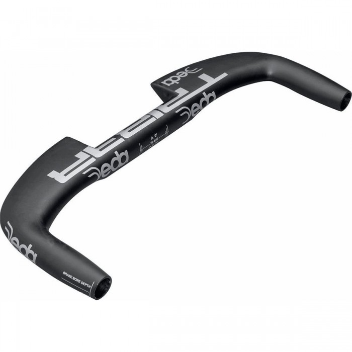 DEDA Tribar Carbon Handlebar 31.7mm x 420mm UD Black - Lightweight & Durable - 1