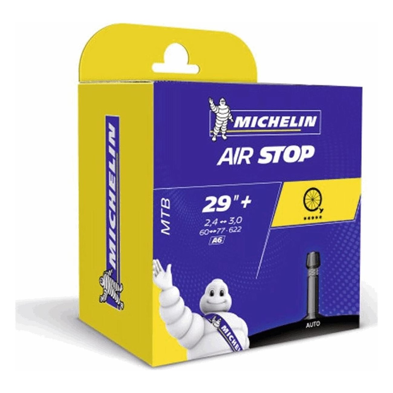 Camera d'Aria Michelin 29x2,40/3,10 con Valvola America 35mm per Ruote da 29 Pollici - 1 - Camere d'aria - 3528700929874