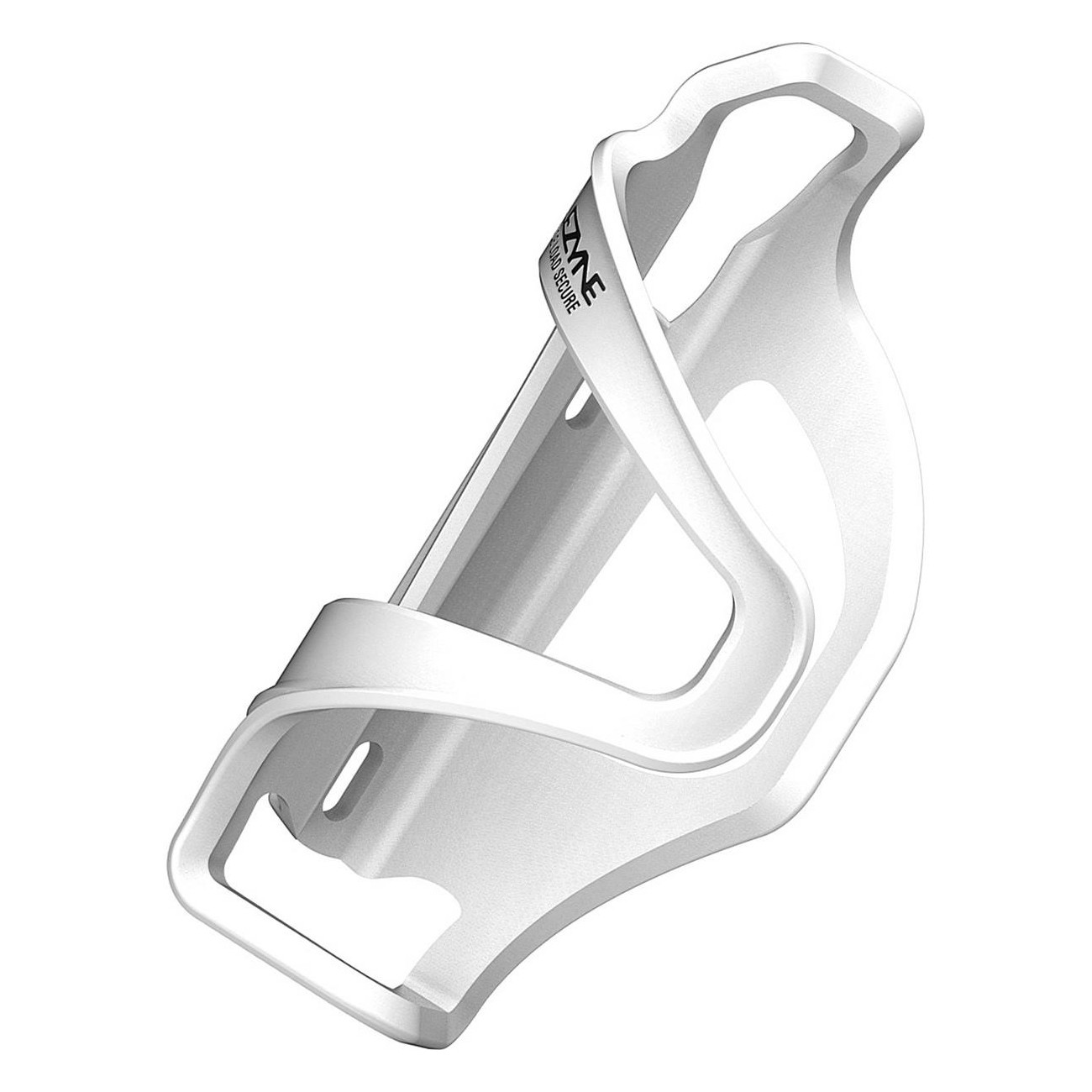 Lezyne Flow Cage SL-R White Bottle Holder - Right Side Load, Lightweight - 1