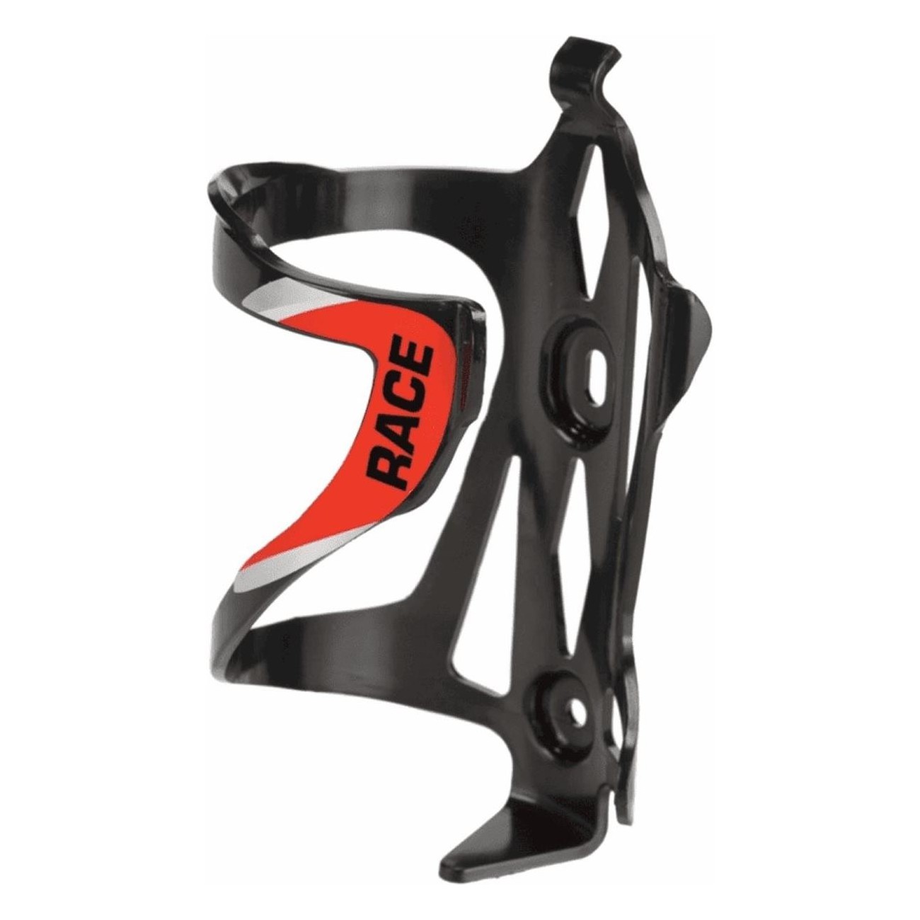 Race Bottle Cage Black in Polycarbonate and ABS - Lightweight and Durable - 1