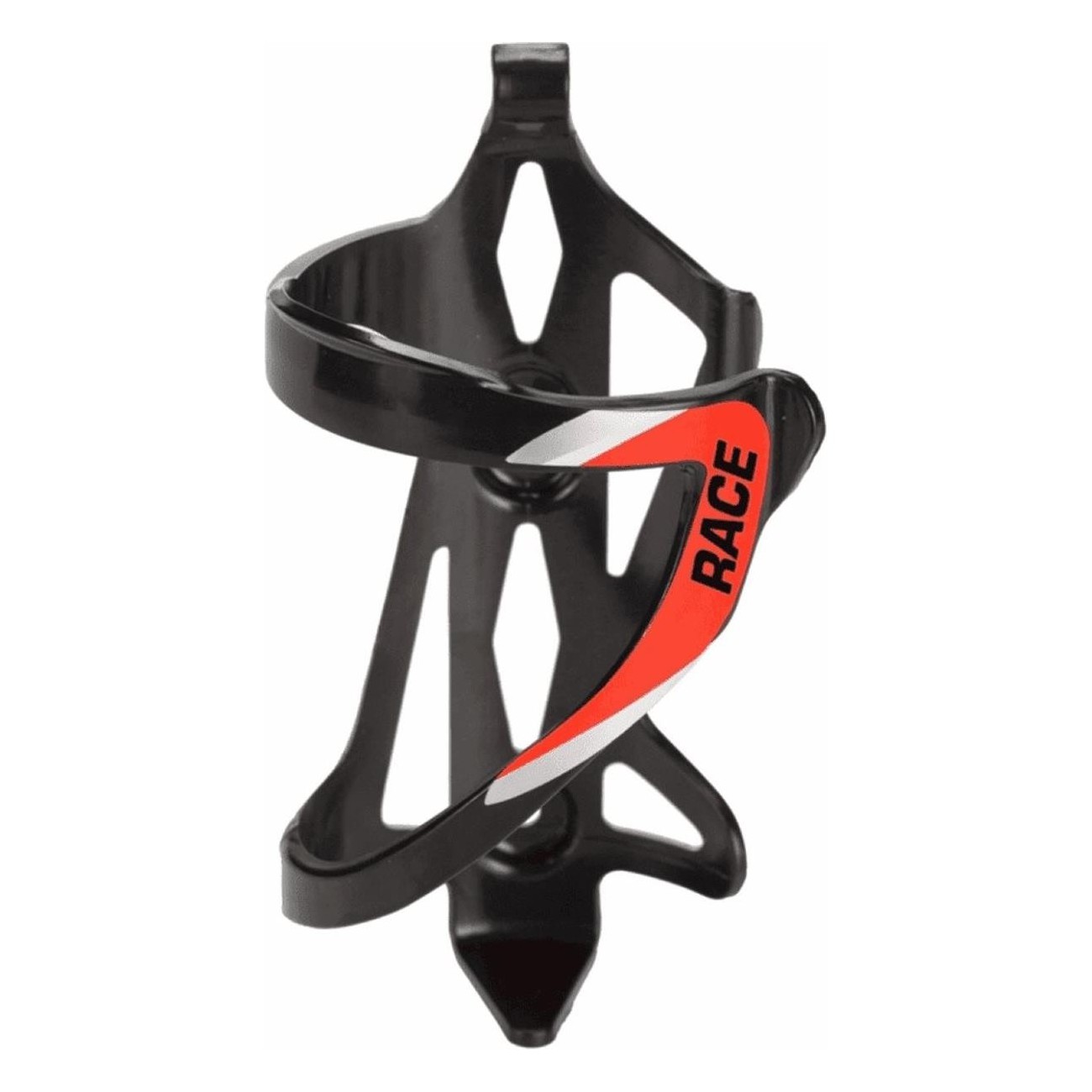 Race Bottle Cage Black in Polycarbonate and ABS - Lightweight and Durable - 2