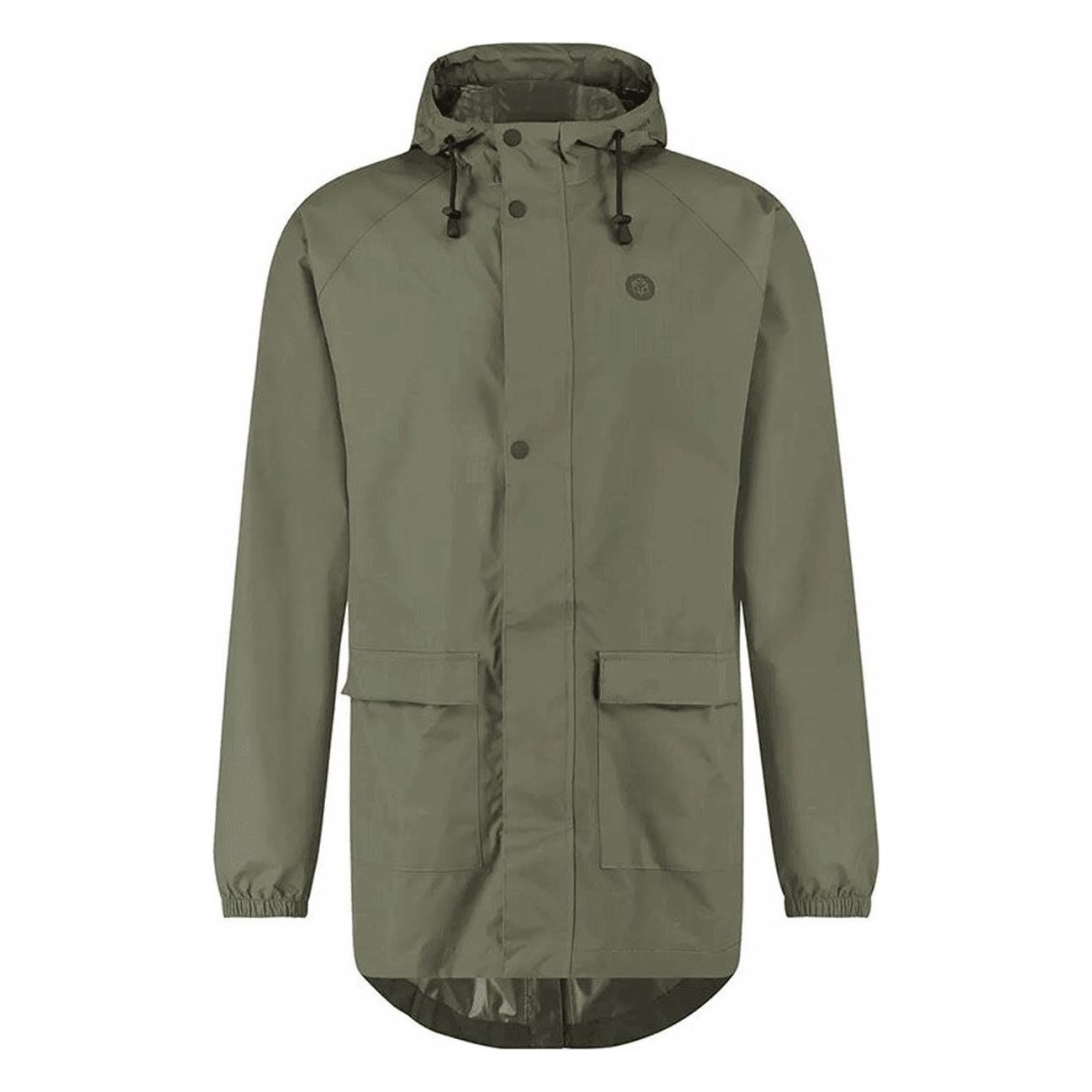 Chaqueta Rain Commuter Parka Unisex Verde Oliva Impermeable Talla S - 1