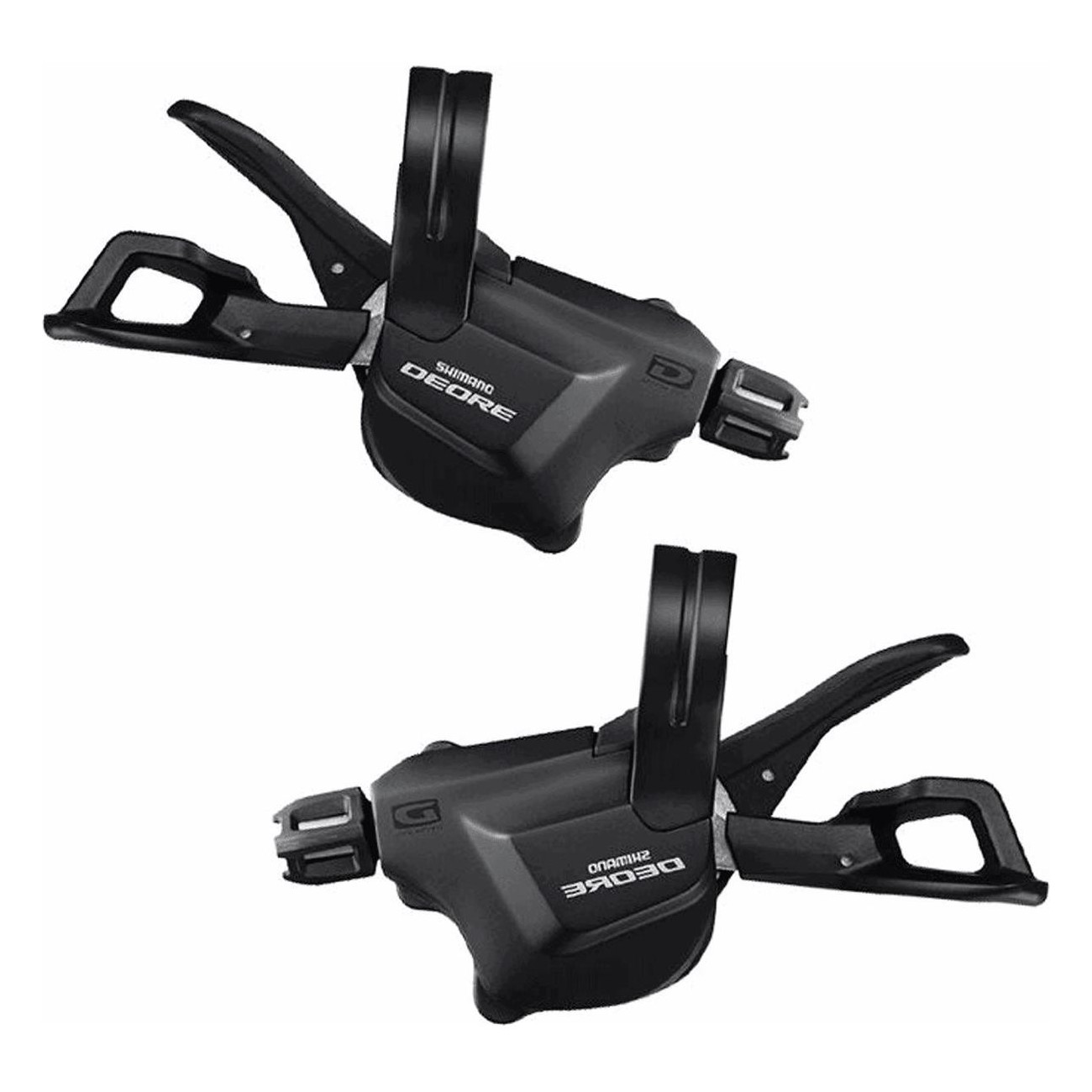 Coppia Comandi Cambio Shimano Deore Nero 2/3x10 Velocità - 1 - Comandi - 4524667391937