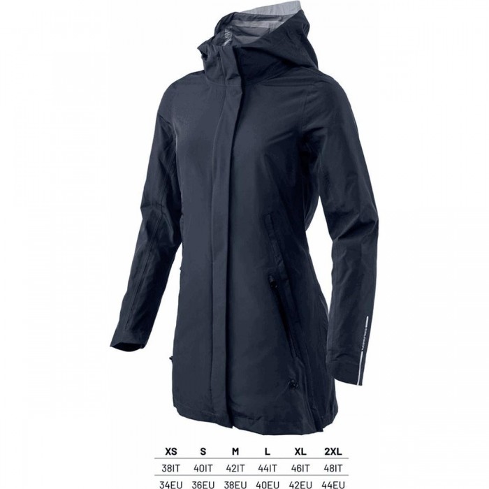 Veste Magic Spring 2XL Bleu Foncé 3/4 Transformable en Cape de Pluie - 1