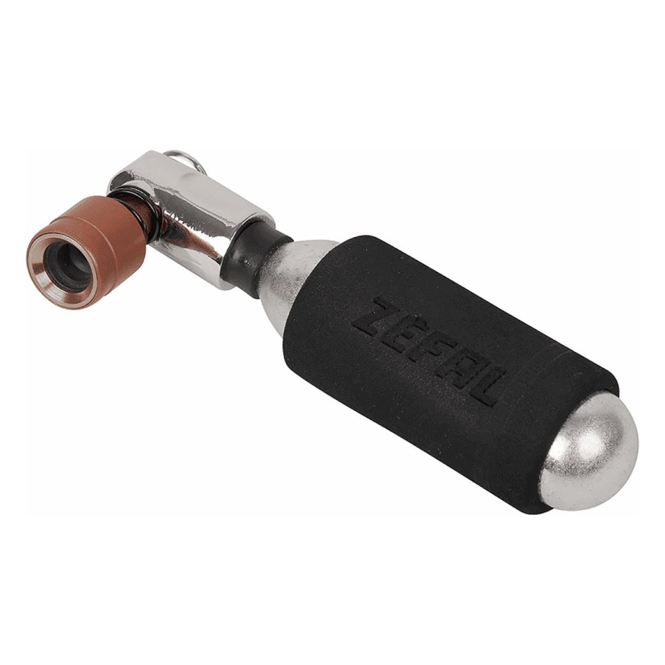 ZEFAL EZ BIG SHOT CO2 Inflator in Aluminum with 16g Cartridge, Presta & Schrader - 1