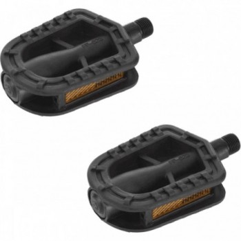 Kids MTB Pedals 9/16' Black - Size 101x72 mm, Weight 258g - 1