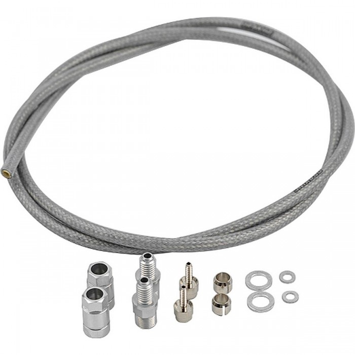 Kit Tuyau Acier/Kevlar Gris Ø5mm - Série Incas 2.0/F.I.R.S.T. Compatible Braking - 1