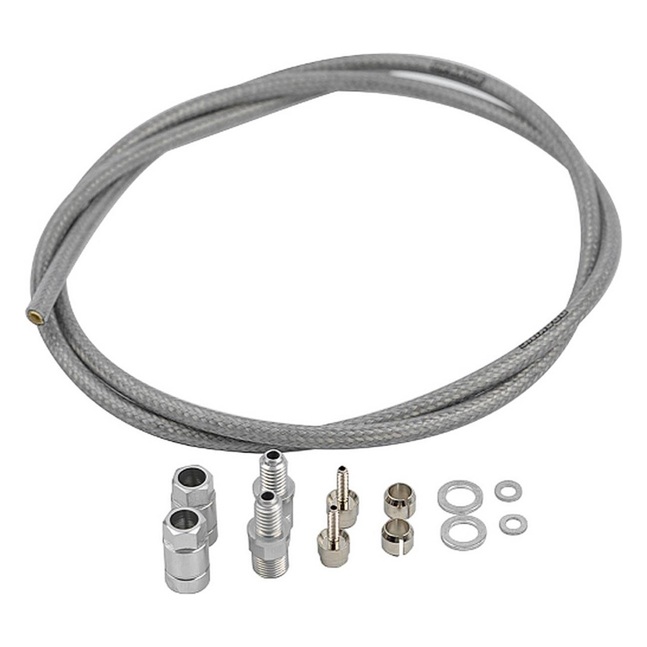 Kit Tubo Acciaio/Kevlar Grigio Ø5mm - Serie Incas 2.0/F.I.R.S.T. Compatibile con Braking - 1 - Guaine / cavi - 8059307531252