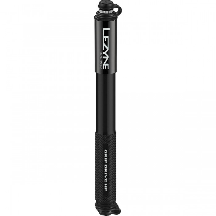 Lezyne Pompa a Mano Grip Drive HP per Bicicletta, Alta Pressione, Nero, Taglia Media - 1 - Pompe - 4710582541827