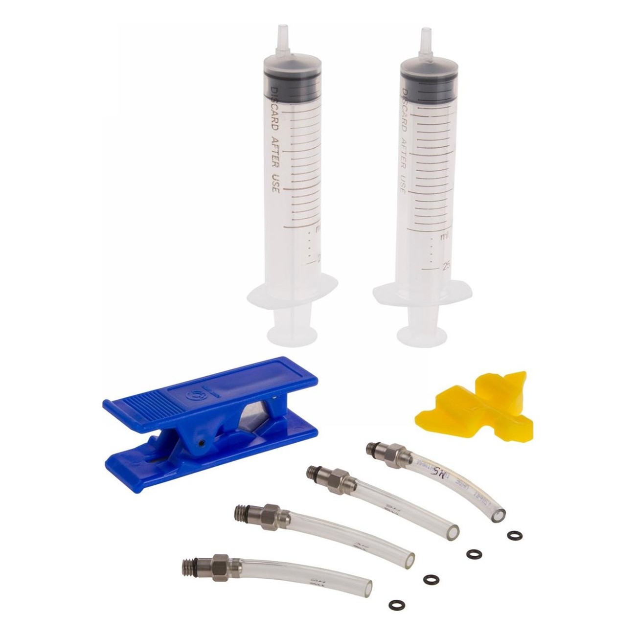 Set de Mantenimiento de Frenos de Disco Bleedbox M-Wave con 2 Jeringas de 25ml - 1