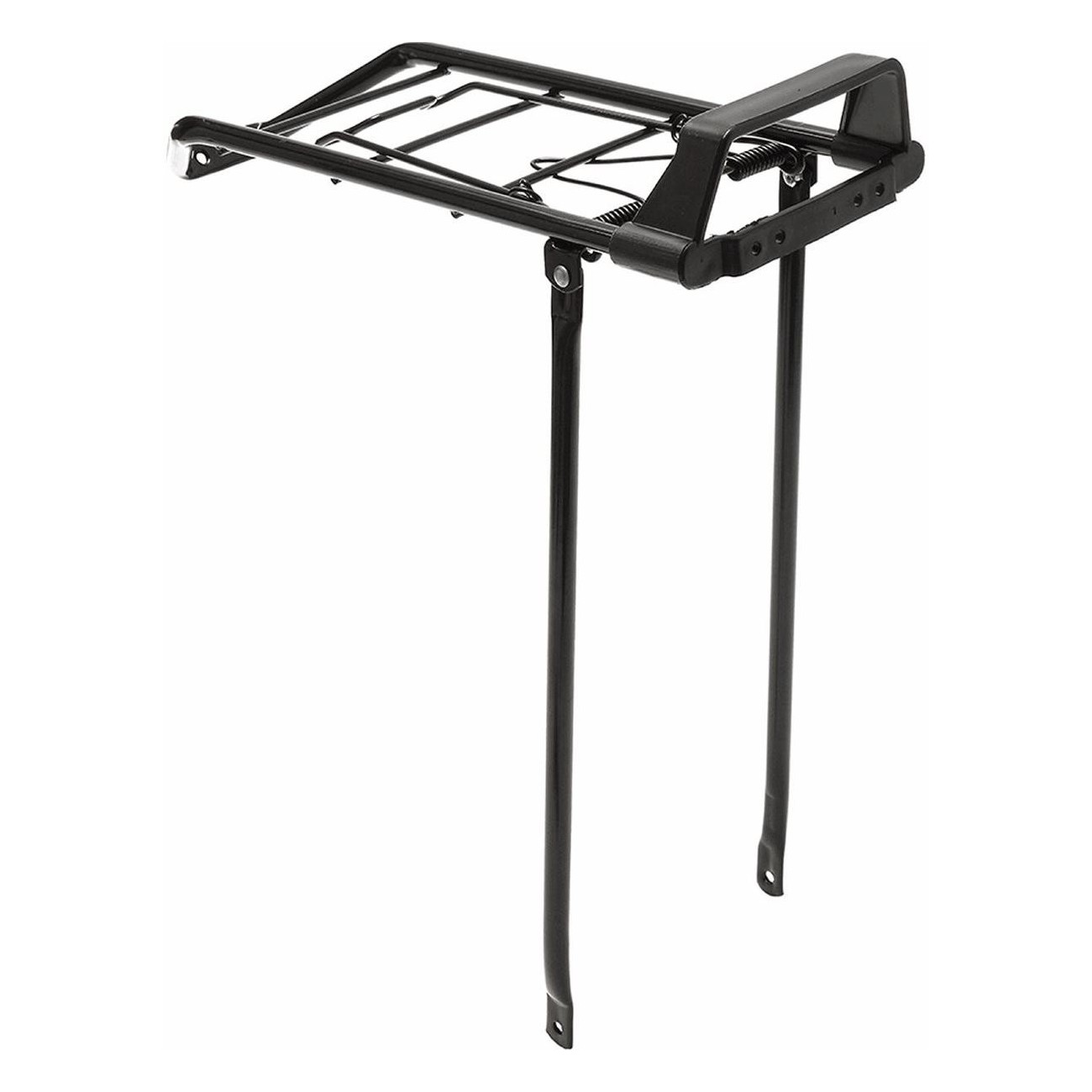 R-28 Black Steel Rear Rack with Integrated Handle and Folding Arms - MVTEK - 1