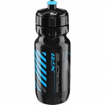 Botella Deportiva XR1 600ml Negro/Azul con Tapa RaceOne para Actividades al Aire Libre - 1