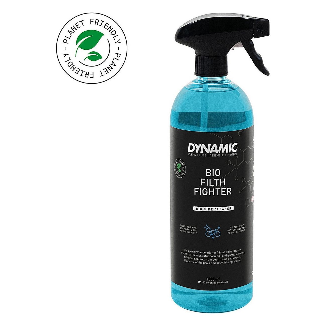 Detergente Ecologico per Bici - Bottiglia Dynamic Bio Filth Fighter da 1 Litro - 1 - Pulizia bici - 8720387297252