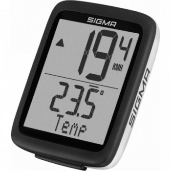 Sigma BC 10.0 WL ATS Wireless Bike Computer with 10 Functions and Temperature Display - 1