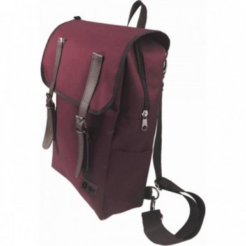 B-Urban Ekletico Rucksack Bordeaux aus Nylon 27x12x42 cm - Einzigartiger Stil - 1