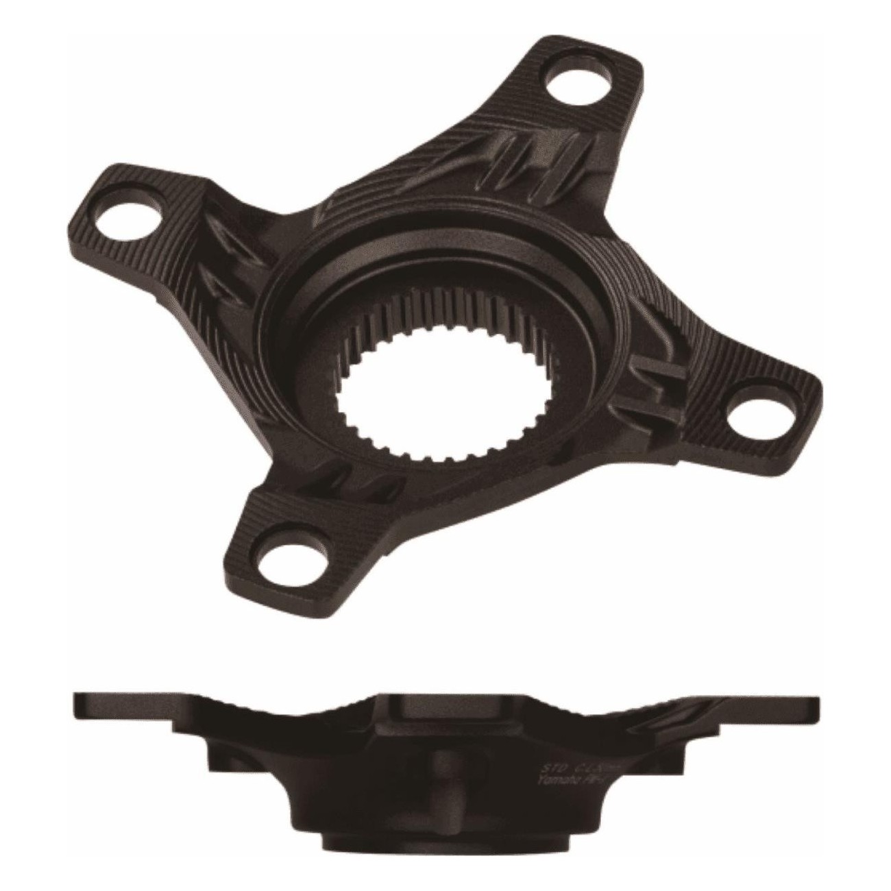 Spider Yamaha PW-X en Aluminium Forgé Noir avec ISIS Drive et BCD 104/64 mm - 1