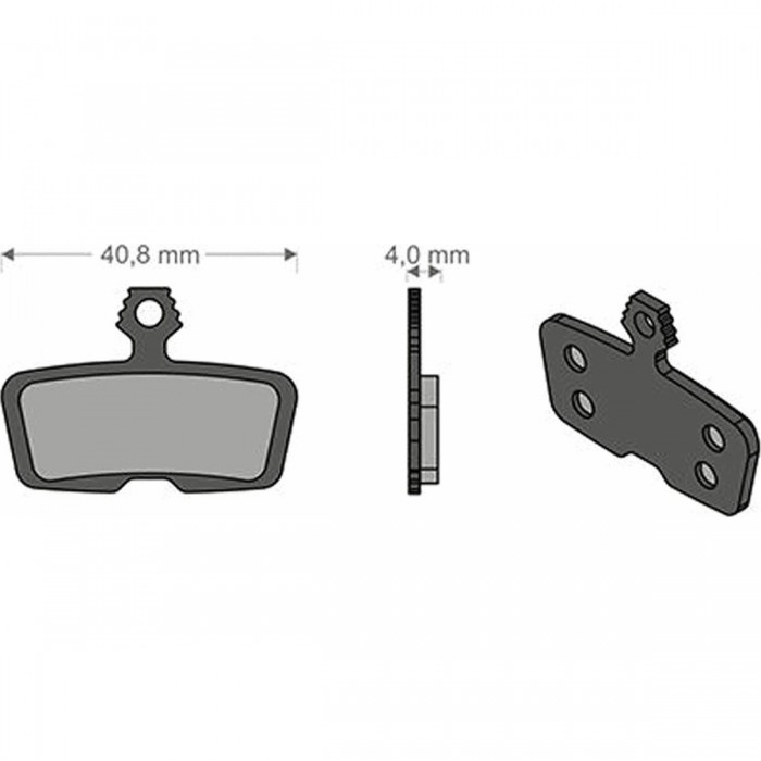 E-bike Brake Pads SRAM/Avid Code R/RSC/Guide R Brenta - Optimal Performance - 1