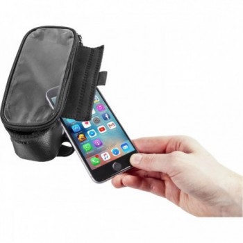 Borsa Telaio Smartphone M-Wave Rotterdam Top XL Nera Impermeabile con Fissaggio a Strappo e Finestra Touch - 3 - Borse e baulett